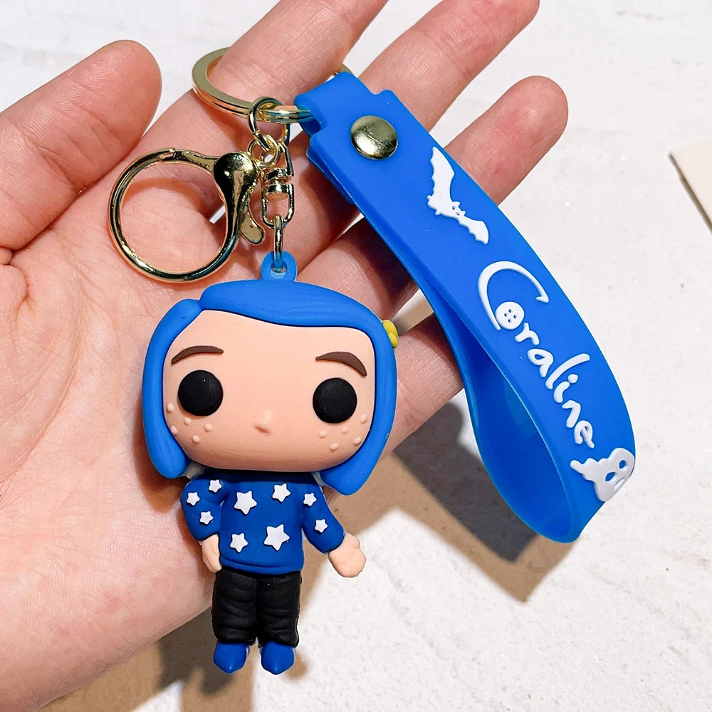 Coraline ‘Star Sleepwear' Silicone Keyring Keychain