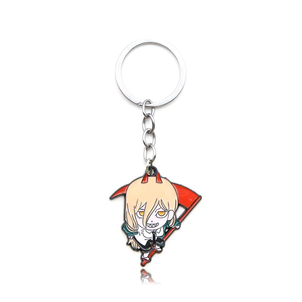 Chainsaw Man 'Aesthetic Makima' Keyring Metal Keychain