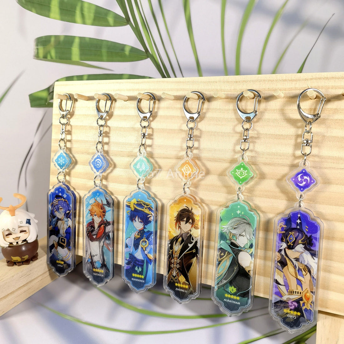 Genshin Impact 'Cyno' Keyring Metal Keychain