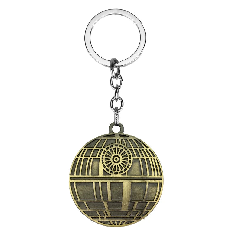 Star Wars 'Death Star | Brass' Keyring Metal Keychain