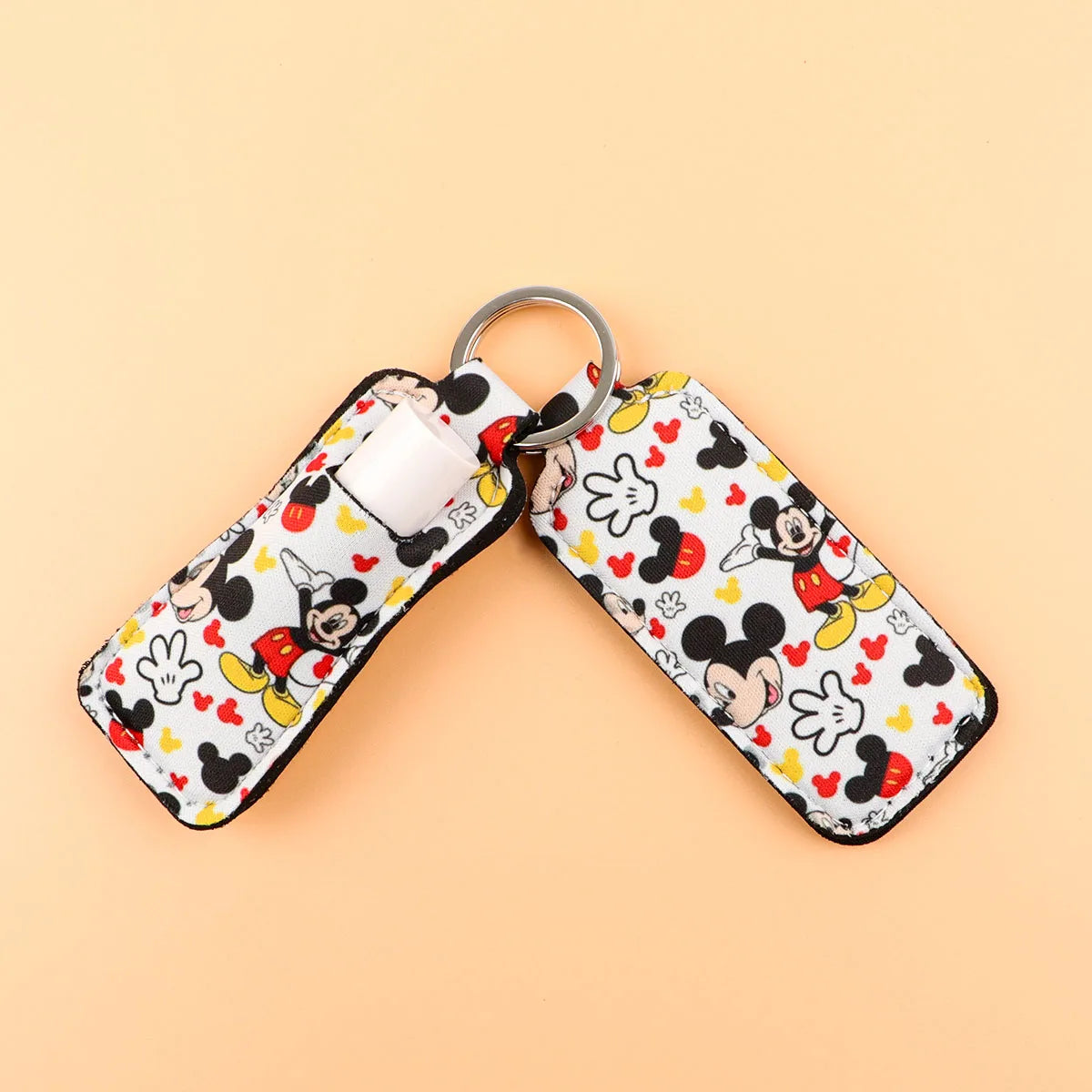Mickey Mouse 'Bits and Pieces' Lipstick Holder Keychain