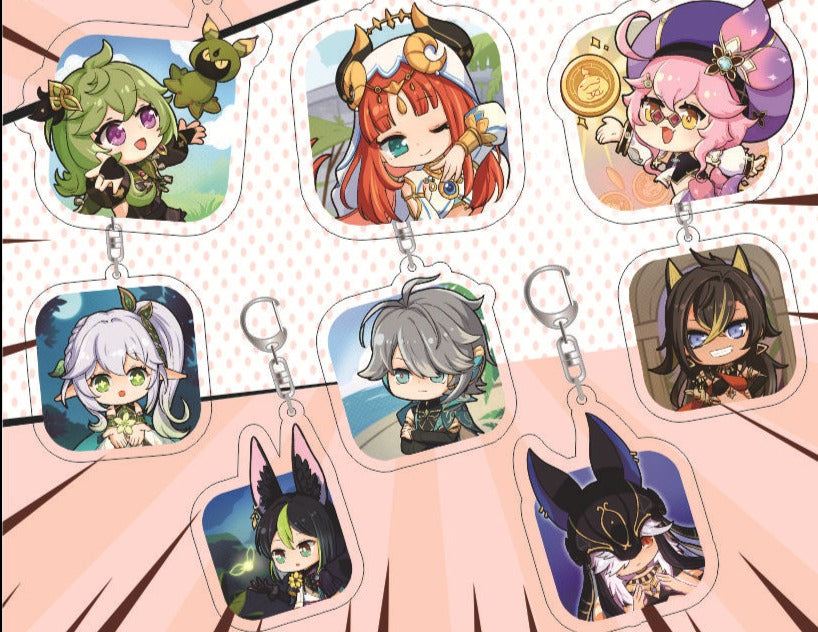 Genshin Impact 'Dehya' Keyring Resin Keychain