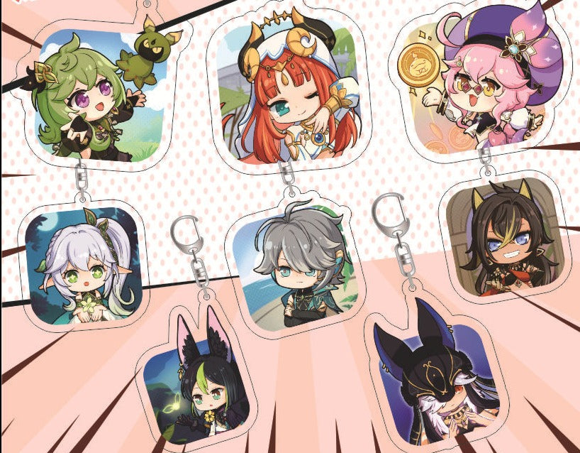 Genshin Impact 'Collei' Keyring Resin Keychain