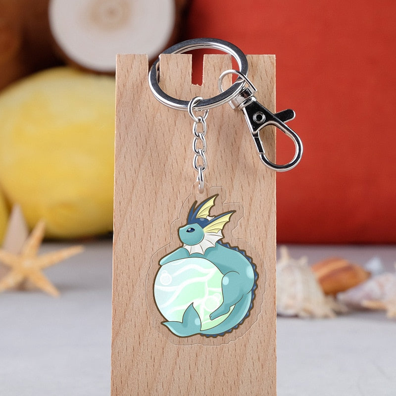 Pokemon 'Ocean Vaporeon' Keyring Acrylic Keychain