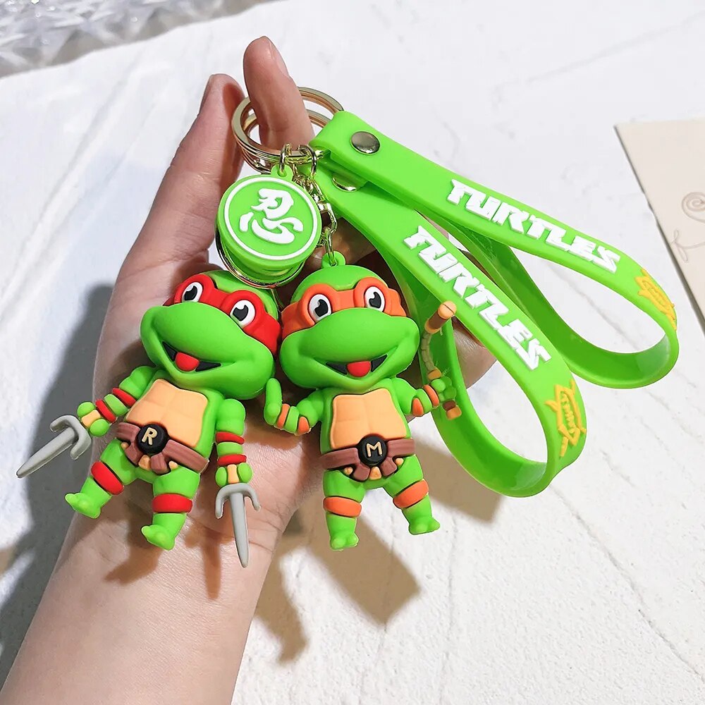 Ninja Turtle 'Raphael' Keyring PVC Keychain