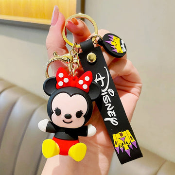 Mickey Mouse and Friends 'Little Minnie Mouse' Keyring Silicone Keychain