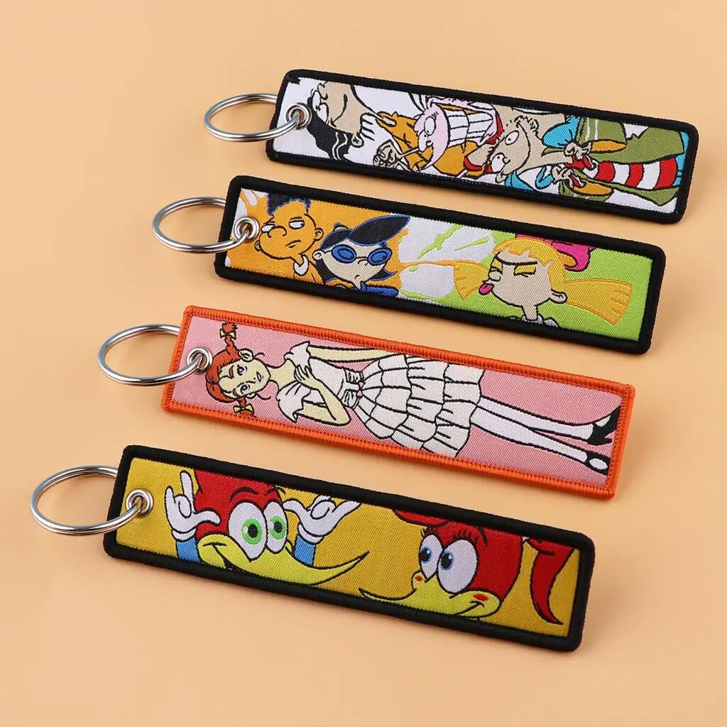 Woody Woodpecker Embroidered Keychain