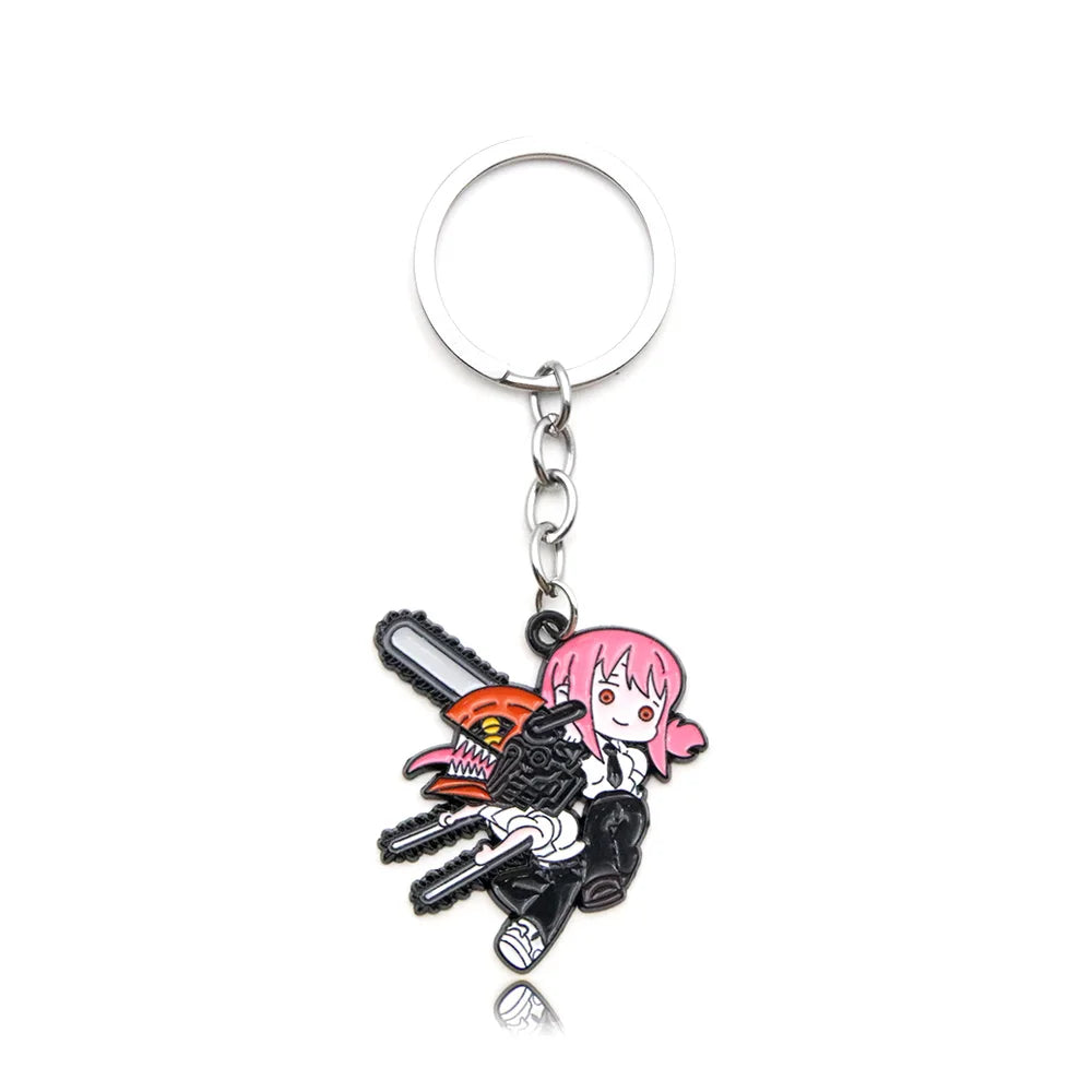 Chainsaw Man 'Aesthetic Makima' Keyring Metal Keychain