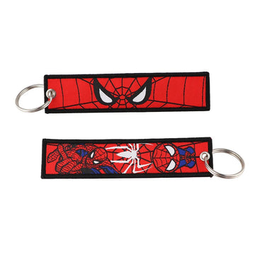 Spider-Man Embroidered Keychain