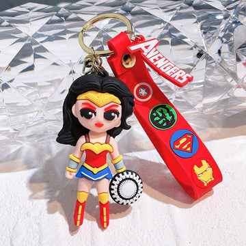 'Wonder Woman' Keyring PVC Keychain