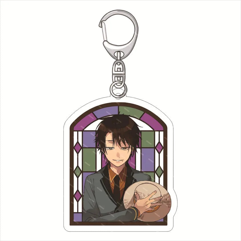 A Terrified Teacher at Ghoul School! 'Takahashi Akira' Keyring Plastic Keychain