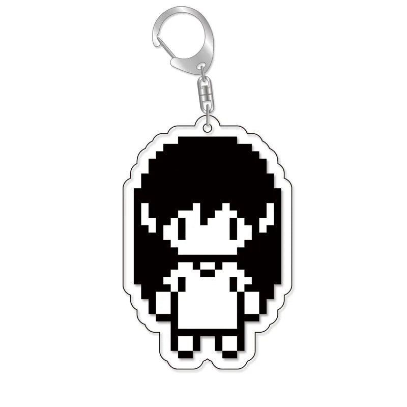 Omori 'Mari | Pixel' Keyring Plastic Keychain