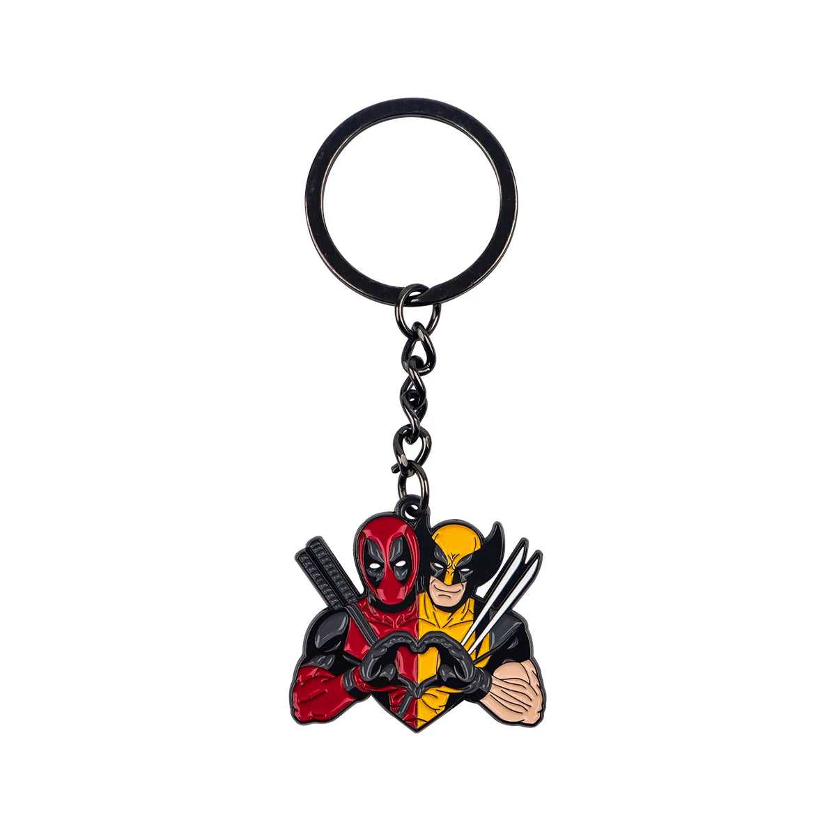 Deadpool and Wolverine Enamel Keyring Keychain
