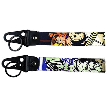 Naruto 'Obito Uchiha' Wrist Lanyard Keyring Clip Keychain