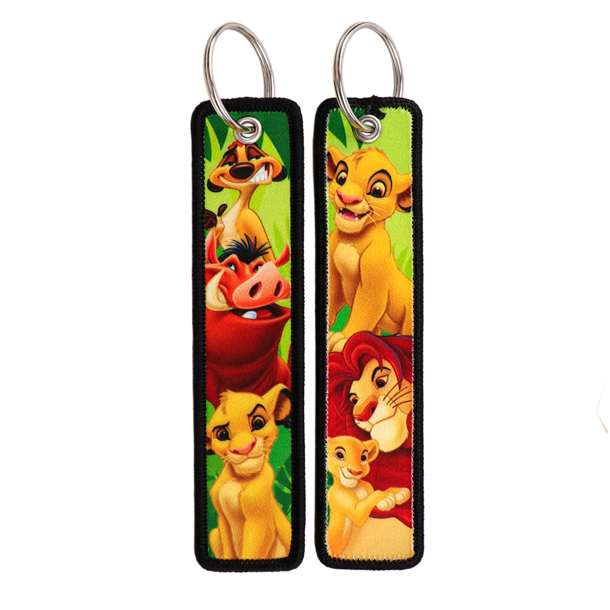 The Lion King ‘Simba and Friends' Embroidered Keyring Keychain
