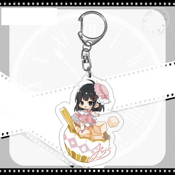 Link Click 'Qiao Ling Chibi' Resin Keyring Keychain