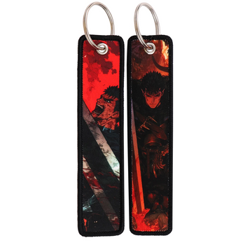 Berserk 'Mercenary Guts' Embroidered Keyring Keychain