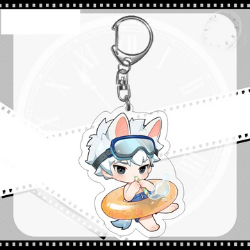 Link Click 'Lu Guang Floater Chibi' Resin Keyring Keychain