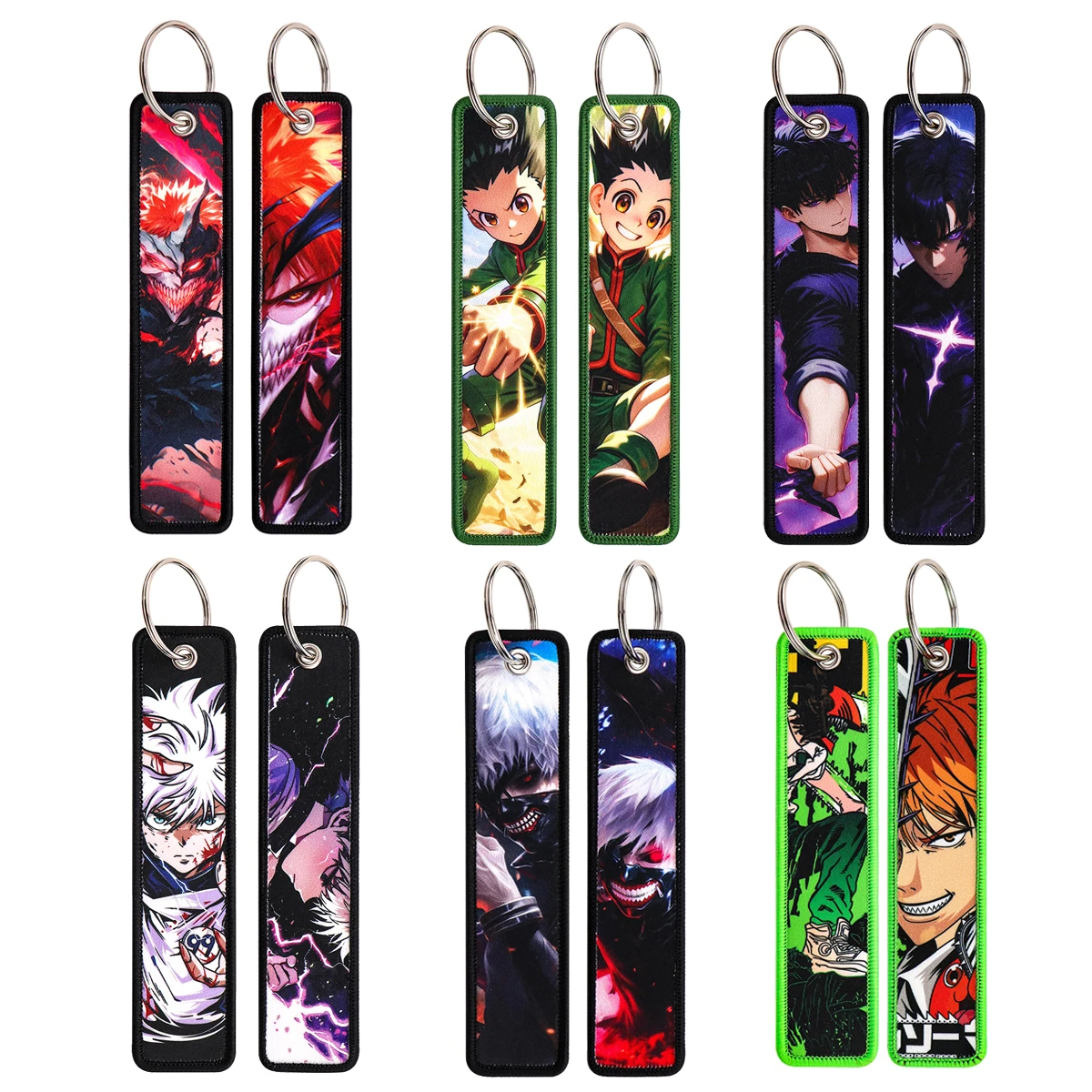 Bleach 'Ichigo Kurosaki' Embroidered Keyring Keychain