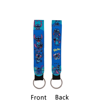Lilo & Stitch 'Hello Stitch' Wrist Lanyard Keyring Clip Keychain