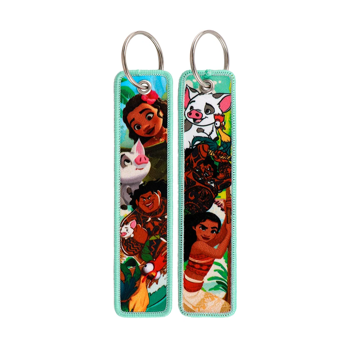 Moana 'Adventure' Embroidered Keyring Keychain