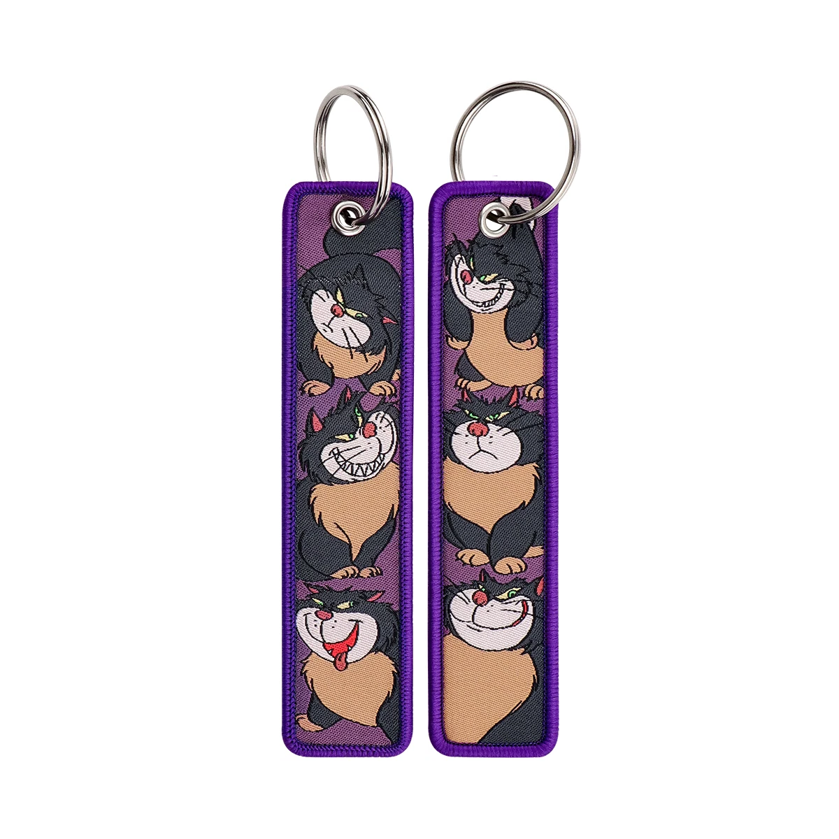 Cinderella ‘Lucifer’ Embroidered Keyring Keychain