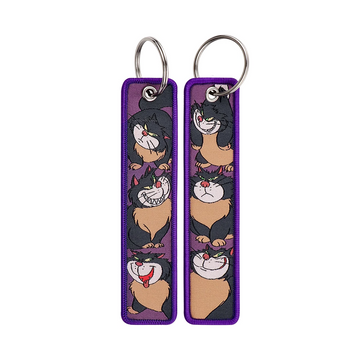 Cinderella ‘Lucifer’ Embroidered Keyring Keychain