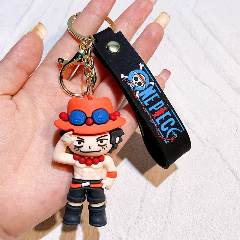 One Piece 'Kawaii Portgas D. Ace' PVC Keyring Keychain
