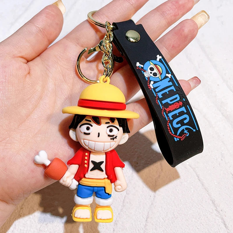 One Piece 'Kawaii Hungry Luffy' PVC Keyring Keychain