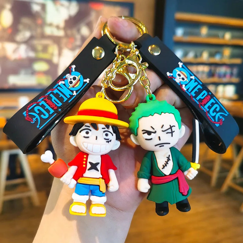 One Piece 'Kawaii Hungry Luffy' PVC Keyring Keychain