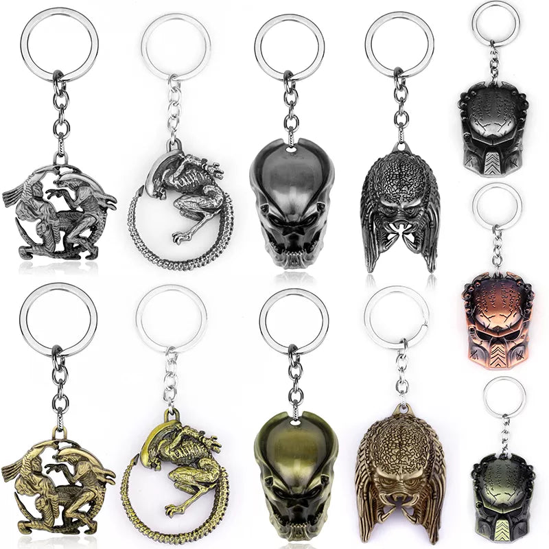 AVP 'Scar Unmasked' Keyring Metal Keychain