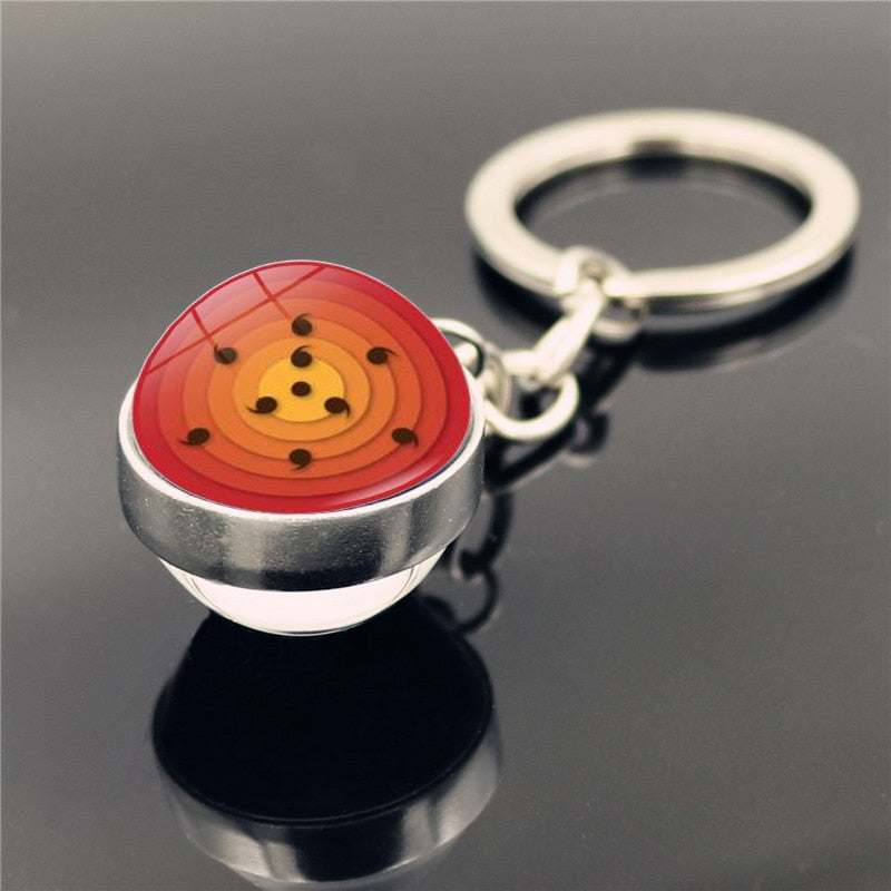 Sharingan Eye 'Tsukuyomi' Keyring Metal Keychain