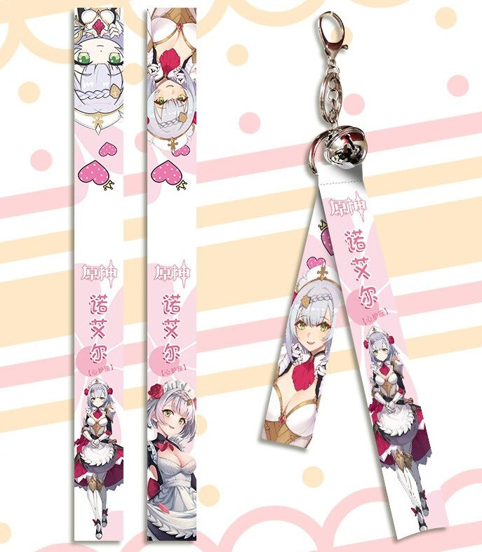 Genshin Impact 'Noelle' Streamer Clip Keychain