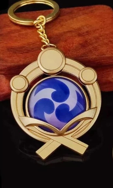 Genshin Impact Vision 'Inazuma Electro' Keyring Metal Keychain