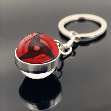 Sharingan Eye 'Itachi Mangekyou' Keyring Metal Keychain