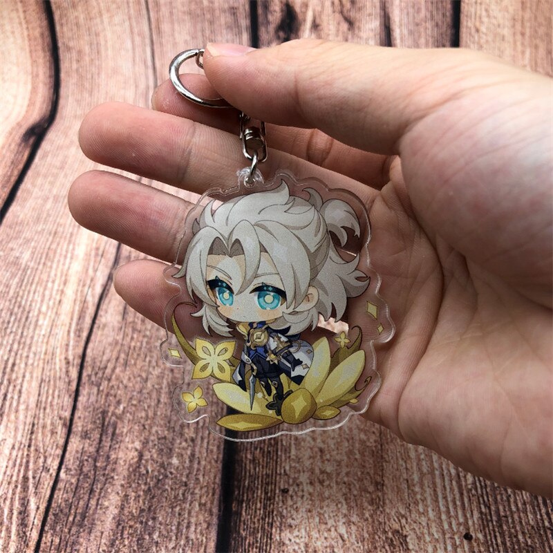 Genshin Impact 'Albedo Ver.1' Keyring Plastic Keychain