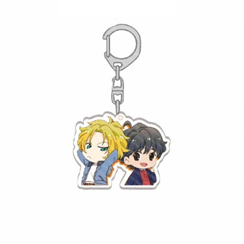 Banana FIsh 'Ash and Eiji' Keyring Resin Keychain