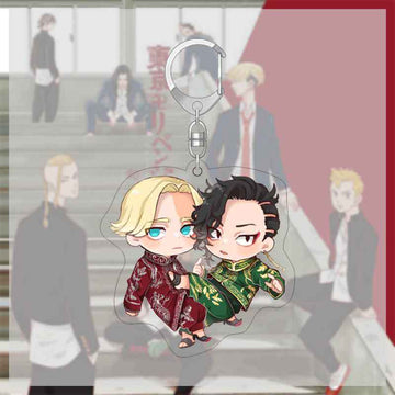Tokyo Revengers 'Hajime Kokonoi & Seishu Inui' Keyring Resin Keychain