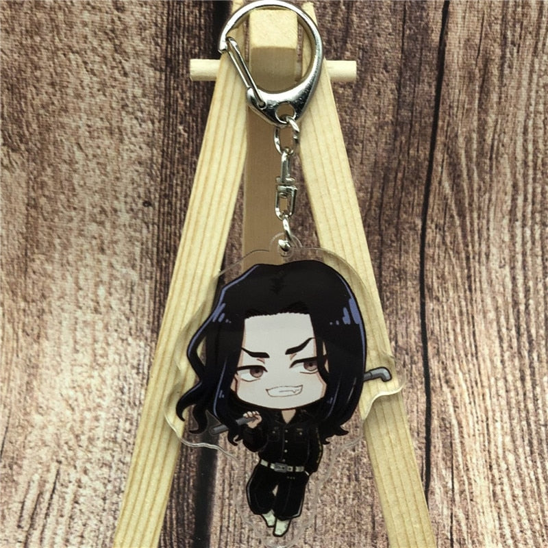 Tokyo Revengers 'Simple Keisuke Baji' Keyring Plastic Keychain