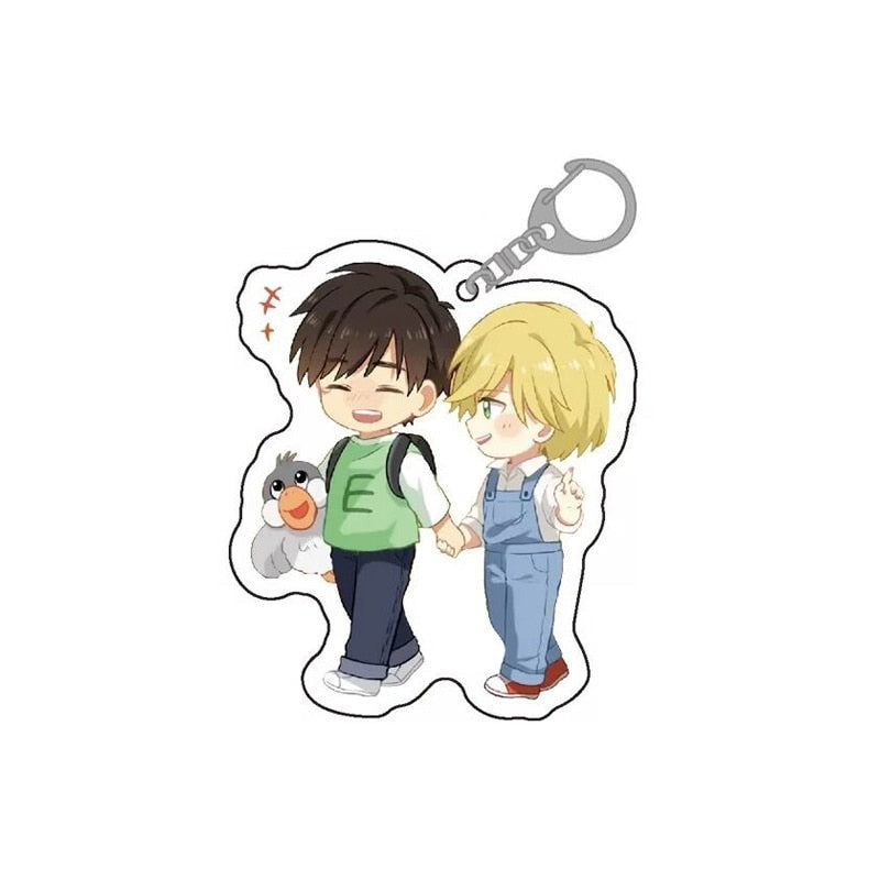 Banana FIsh 'Ash & Eiji | Bird' Keyring Resin Keychain