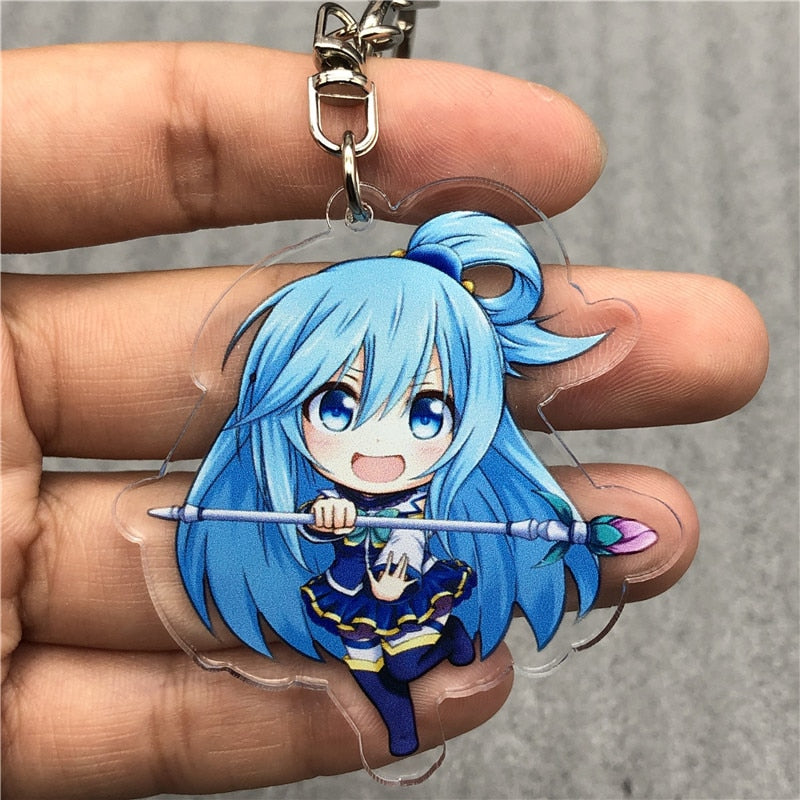 KonoSuba 'Aqua' Keyring Plastic Keychain