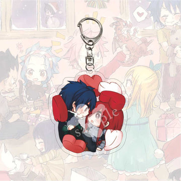Fairy Tail 'Jerza' Keyring Acrylic Keychain