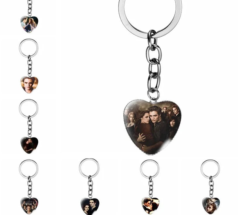 Twilight 'Edward Cullen & Bella Swan 1.0' Keyring Metal Keychain