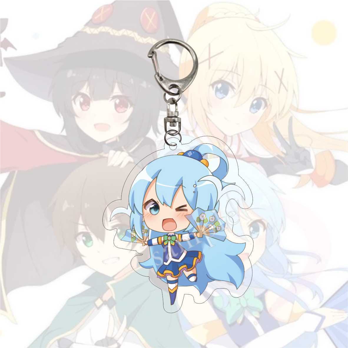 KonoSuba 'Aqua' Keyring Resin Keychain