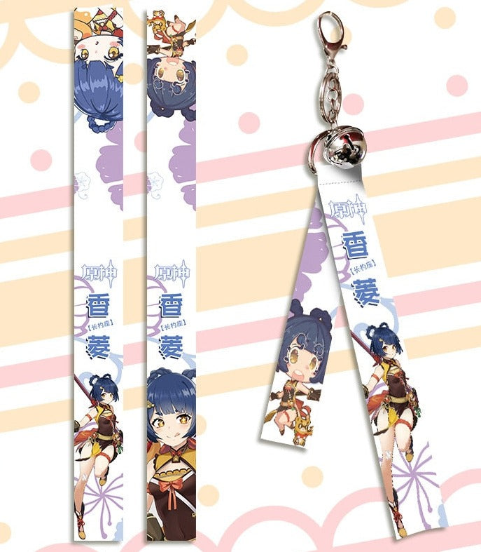 Genshin Impact 'Xiangling' Streamer Clip Keychain