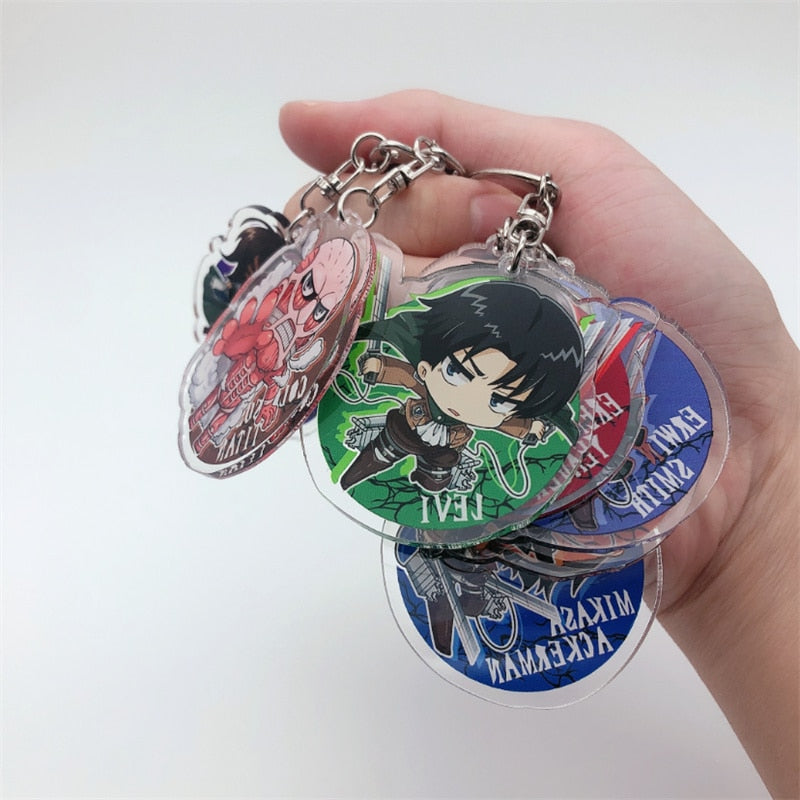 Attack on Titan 'Levi Ackerman' Keyring Plastic Keychain