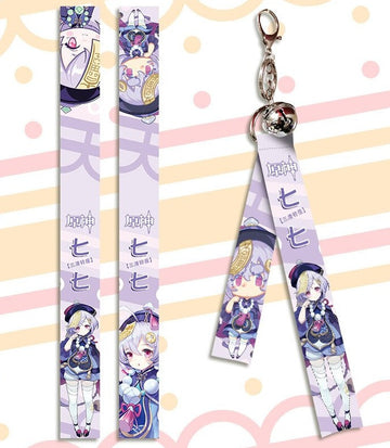 Genshin Impact 'Qiqi' Streamer Clip Keychain