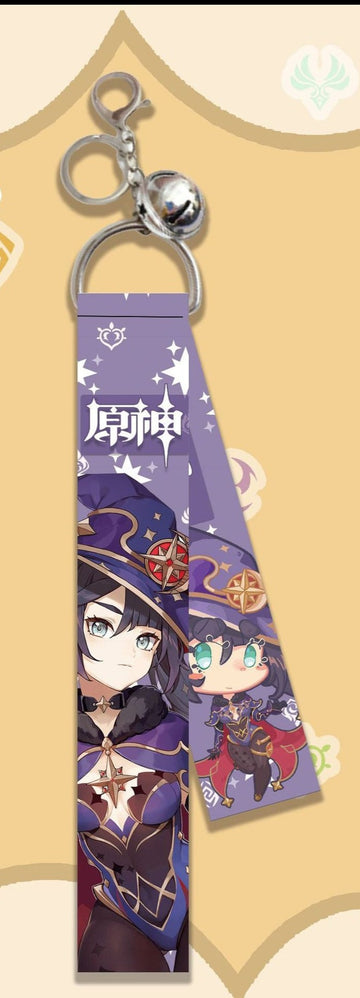 Genshin Impact 'Mona' Streamer Clip Keychain