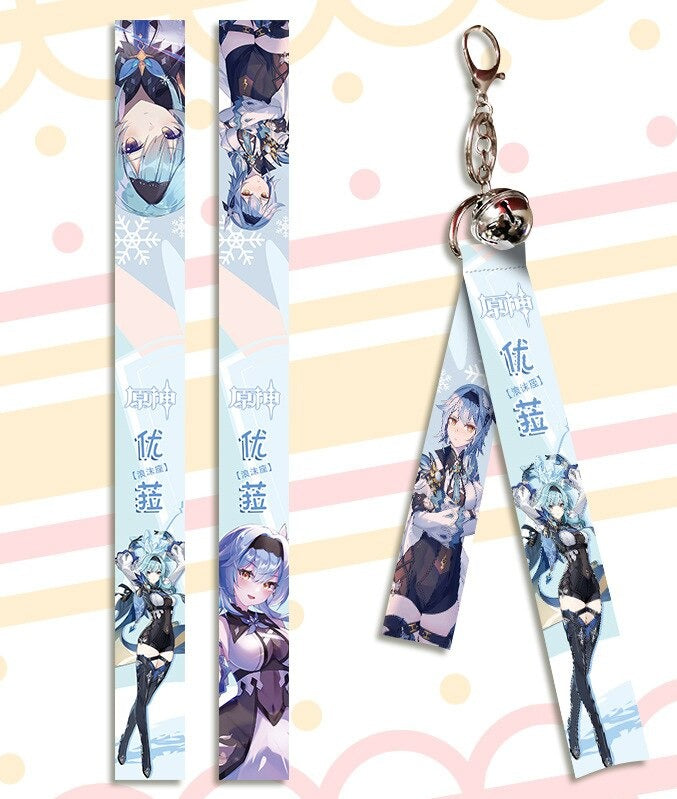 Genshin Impact 'Eula' Streamer Clip Keychain