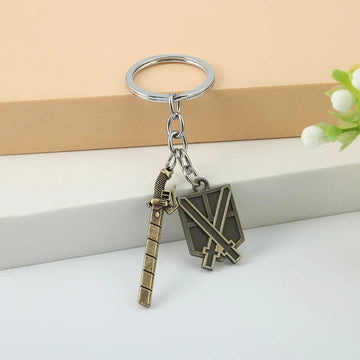 Attack on Titan Emblem 'Trainee Squad' Keyring Metal Keychain